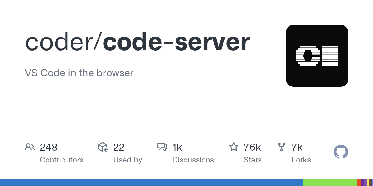 VS Code Server Screenshot